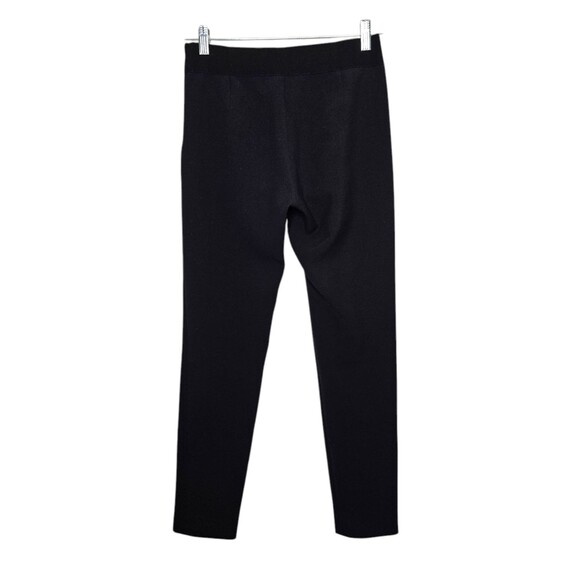 GEORGES RECH Paris Women's Pants Leggings 36 US 6 8 Navy Blue Elastic Waist Zip - Picture 4 of 7